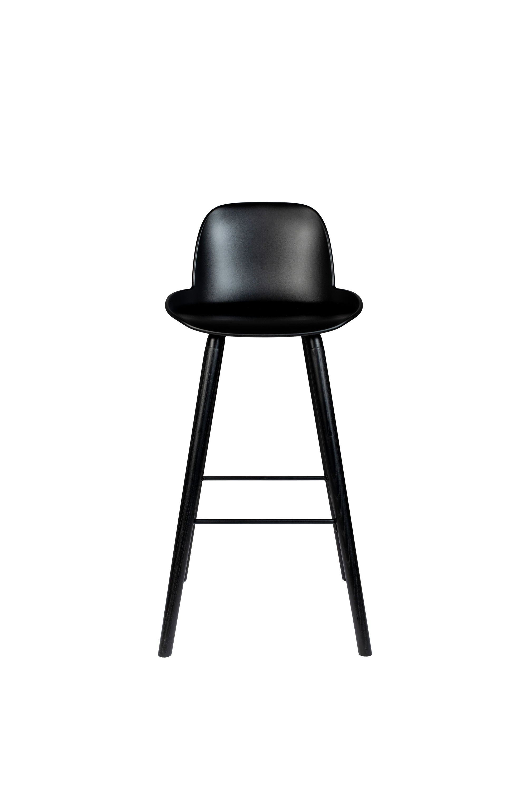 Zuiver Set of 2 Albert Kuip All Black Bar Stool